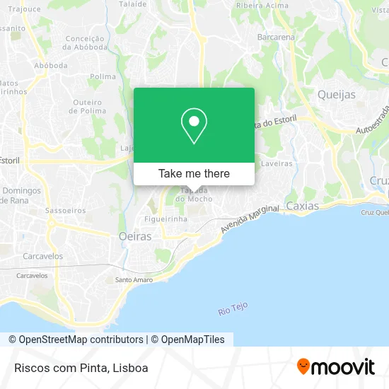 Riscos com Pinta mapa
