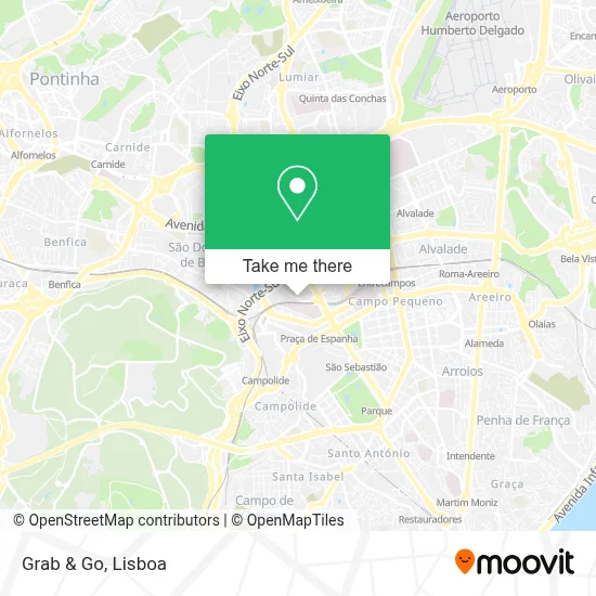 Grab & Go map
