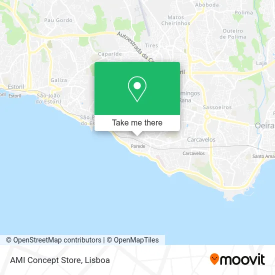 AMI Concept Store map