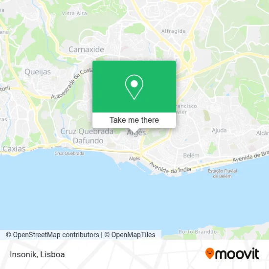 Insonik map