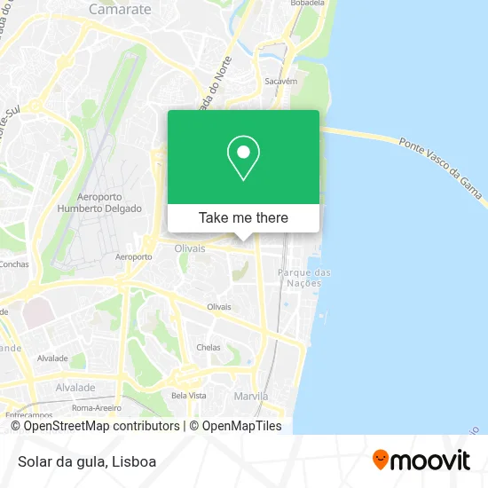 Solar da gula map