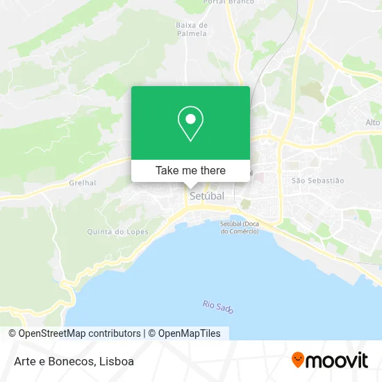 Arte e Bonecos map