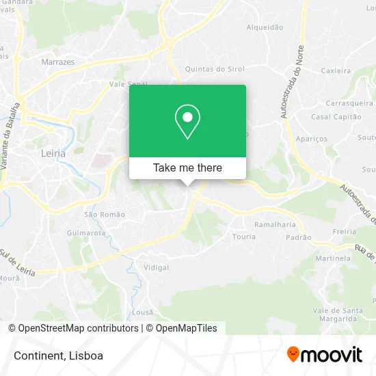 Continente map