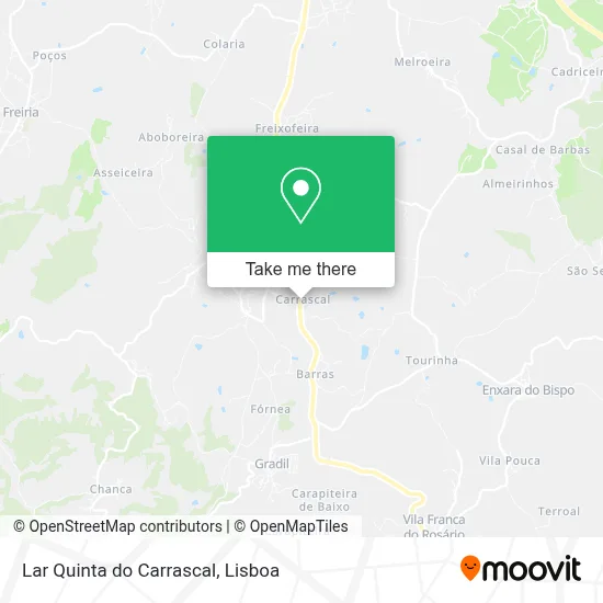 Lar Quinta do Carrascal map