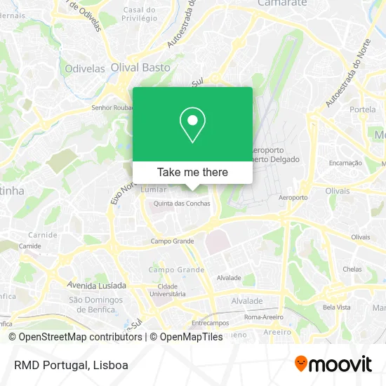 RMD Portugal map
