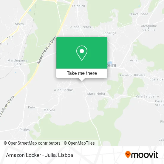 Amazon Locker - Julia map