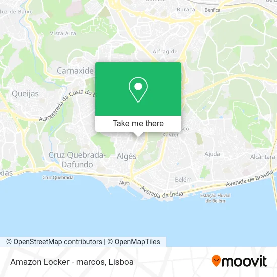 Amazon Locker - marcos map