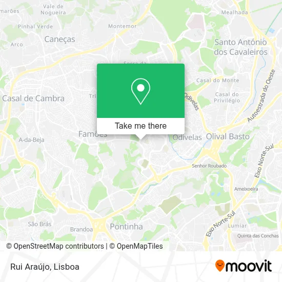 Rui Araújo map