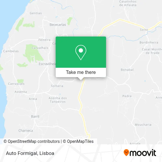 Auto Formigal map