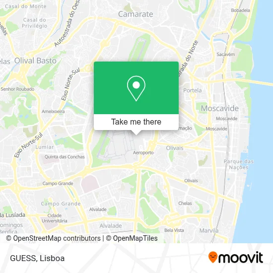 GUESS map