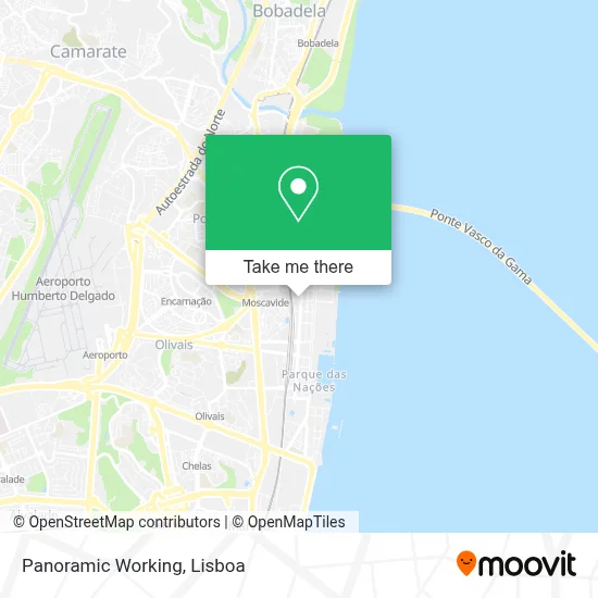 Panoramic Working map