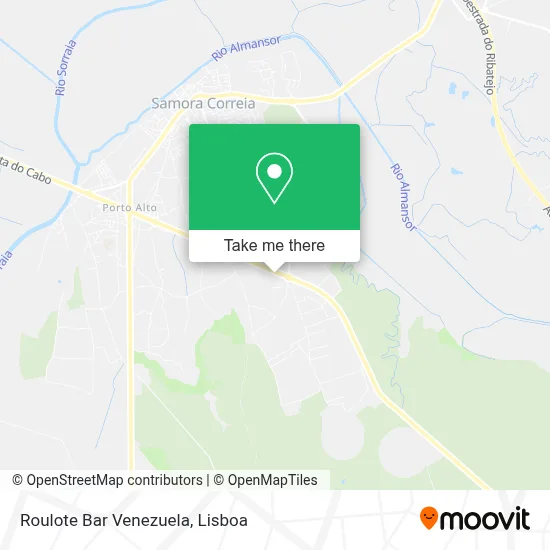 Roulote Bar Venezuela map