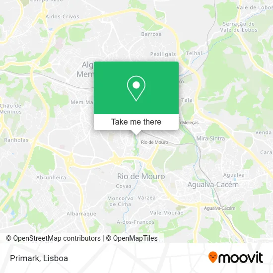 Primark map