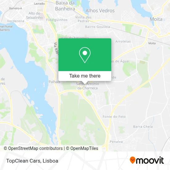 TopClean Cars map