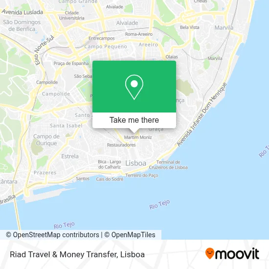 Riad Travel & Money Transfer mapa