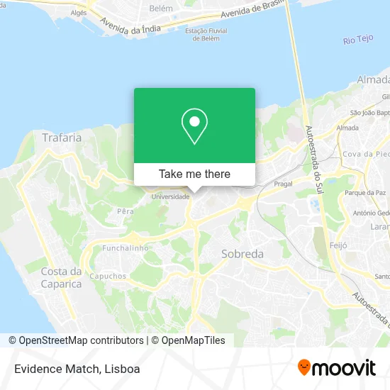 Evidence Match map