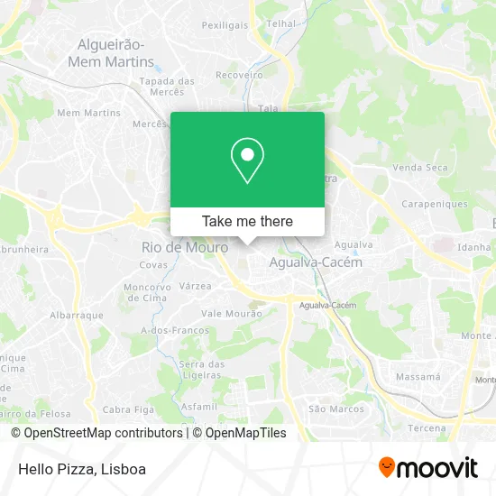 Hello Pizza map