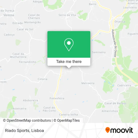 Riado Sports mapa