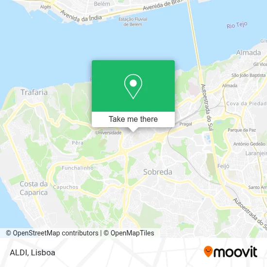 ALDI map
