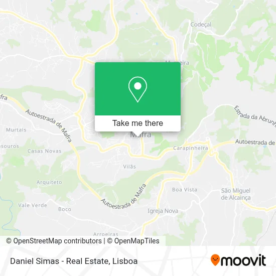 Daniel Simas - Real Estate map