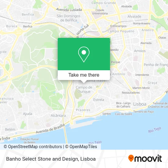 Banho Select Stone and Design map