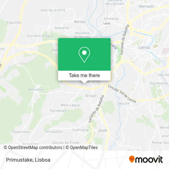 Primustake map