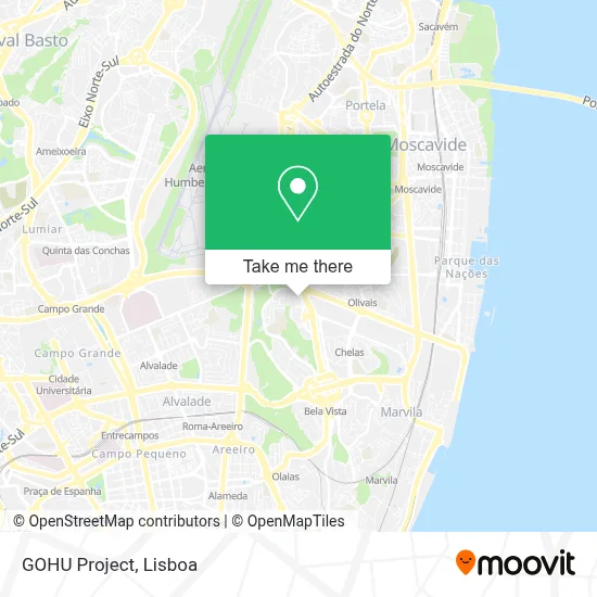 GOHU Project map