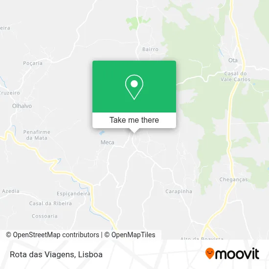 Rota das Viagens map