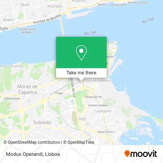 Modus Operandi mapa