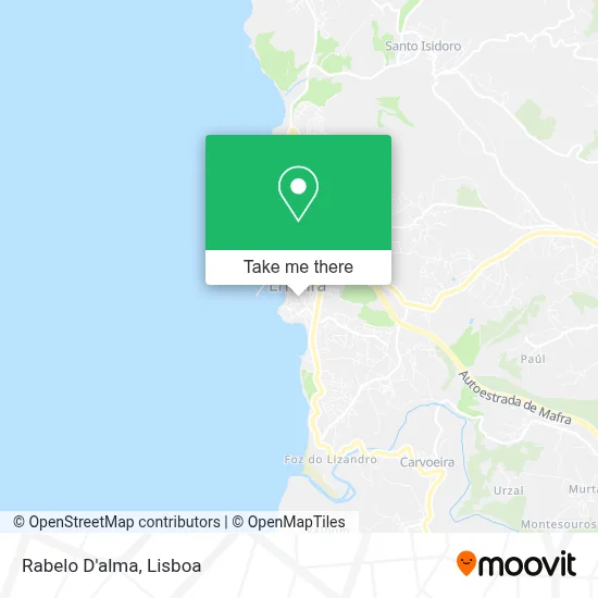Rabelo D'alma map