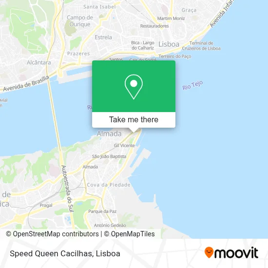 Speed Queen Cacilhas map