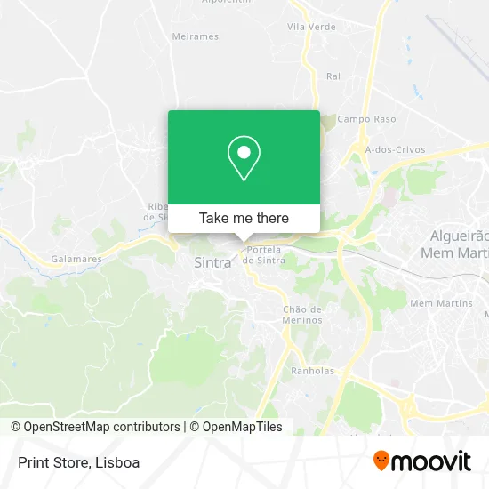 Print Store map