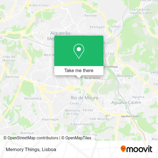 Memory Things map
