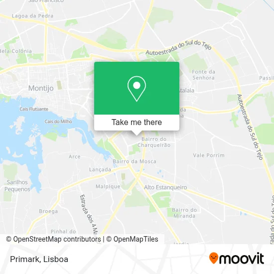 Primark map