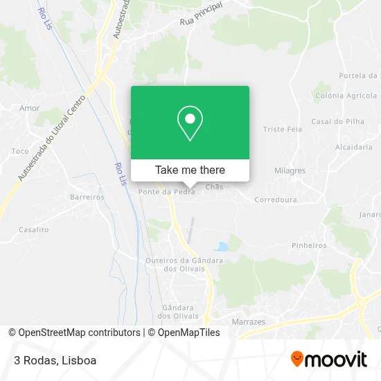 3 Rodas map