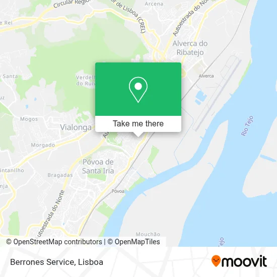 Berrones Service map