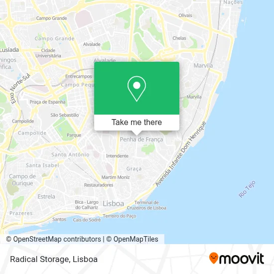 Radical Storage map