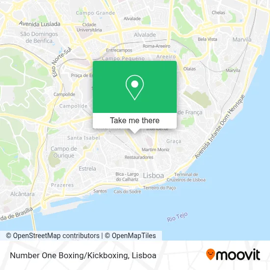 Number One Boxing/Kickboxing map