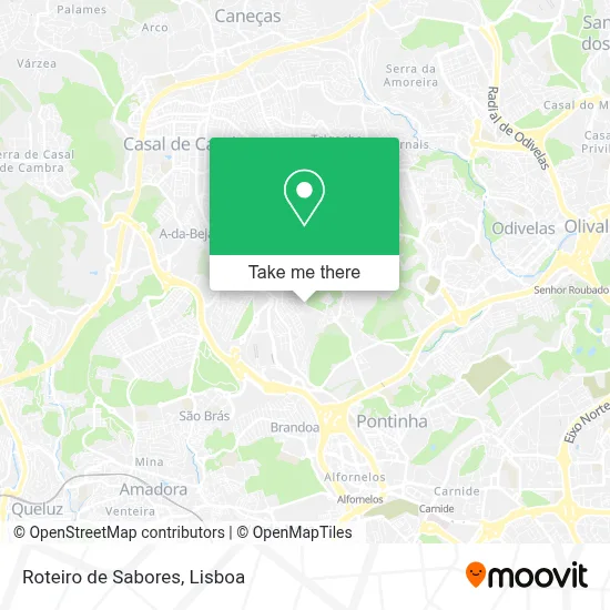 Roteiro de Sabores map