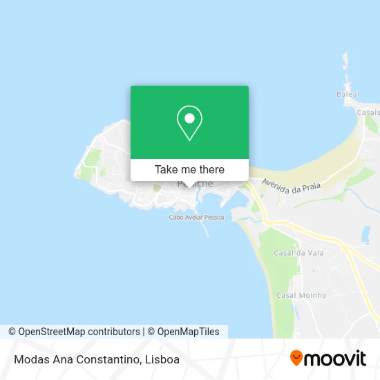Modas Ana Constantino map