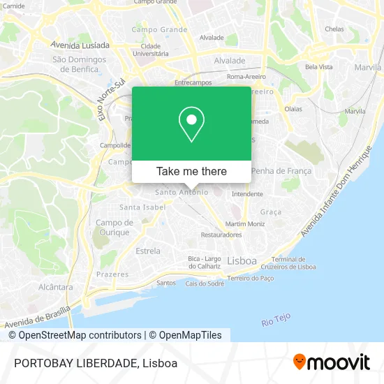 PORTOBAY LIBERDADE map