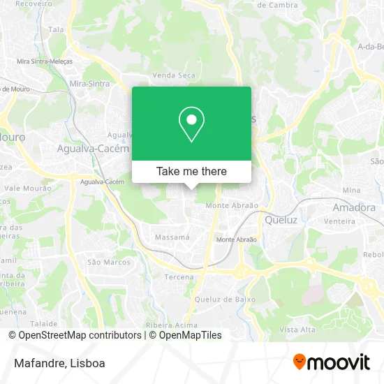 Mafandre map