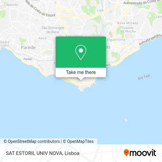 SAT ESTORIL UNIV NOVA map