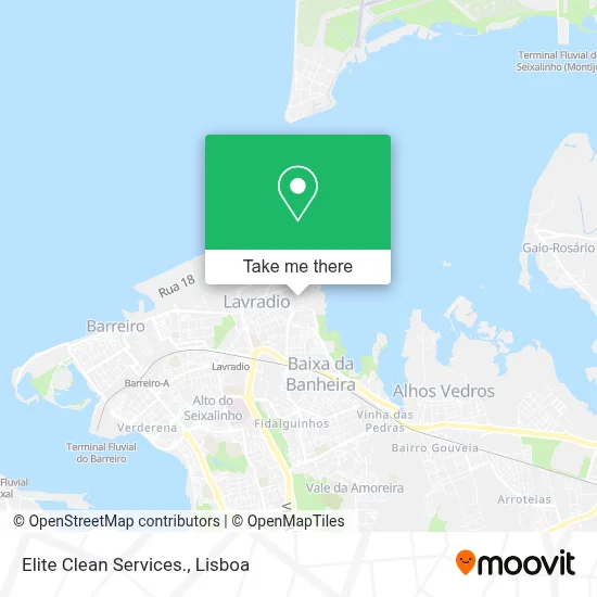Elite Clean Services. map