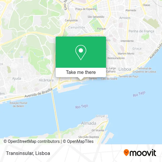 Transinsular map
