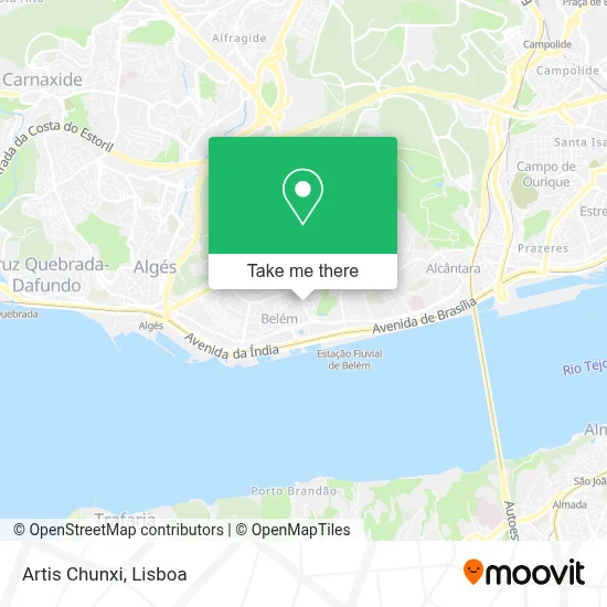 Artis Chunxi map
