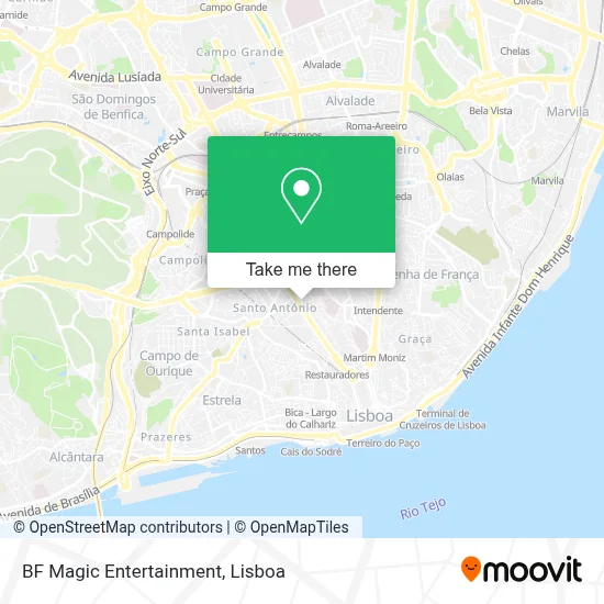 BF Magic Entertainment map