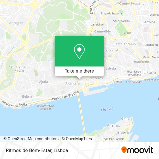 Ritmos de Bem-Estar mapa