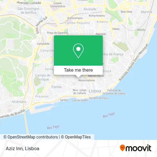 Aziz Inn map