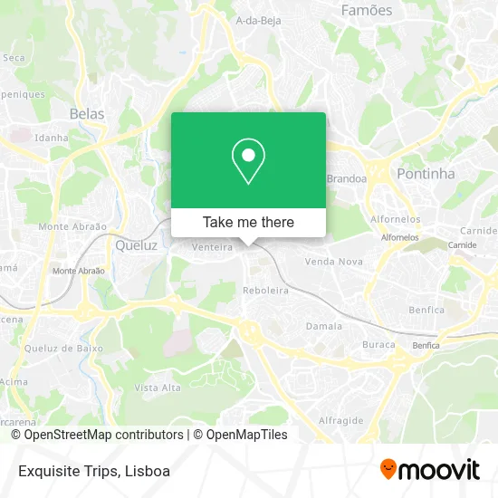 Exquisite Trips map